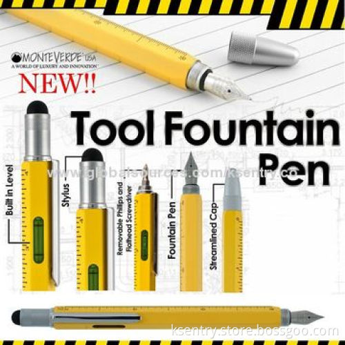 6-in-1 Tech Tool Stylus Touch Pen